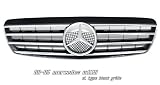 00-05 Mercedes W220 Cl Type Sport Grill Shell Black
