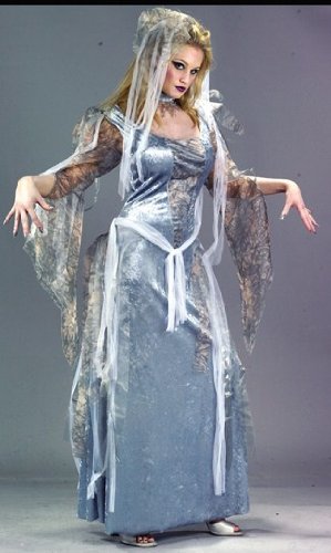 Adult Ghostly Goddess Ghost Costume - Small/Medium (2-8)