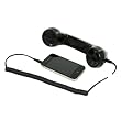 Weihnachtsangebot! Original LEICKE Retro Telefonh�rer Handset Headsets Mikrofon mit hochwertiger Verpackung (top Weihnachtsgeschenk!) f�r iPad mini iPhone 5, alle iOS Ger�te fast alle Android und Windows Smartphones Tablets, Mac OS Ger�te Macbook Pro/Retina/Air iMacs und Handys mit 3,5 mm Klinken-Stecker au�er Nokia