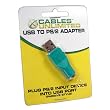 Cables Unlimted ADP5210 PS/2 Mice and Keyboards To USB Port Adapter