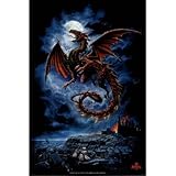 The Alchemy (Red Dragon by Whitby Wyrm) Art Poster Print