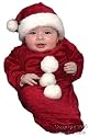 Newborn Baby Santa Claus Christmas Costume (0-6 Months)