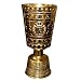 DFB Pokal, offzielles Lizenzprodukt.   * verpackt in einen Karton  Gr��e: 17cm Material: 18 carat 
vergoldet