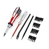 uxcell ドライバー　プラスチック製ハンドル　ツイザー　スロット　25点セットドライバーセット