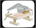 Decorated Mouse Pad with carpenter, fish, sawfish, wood