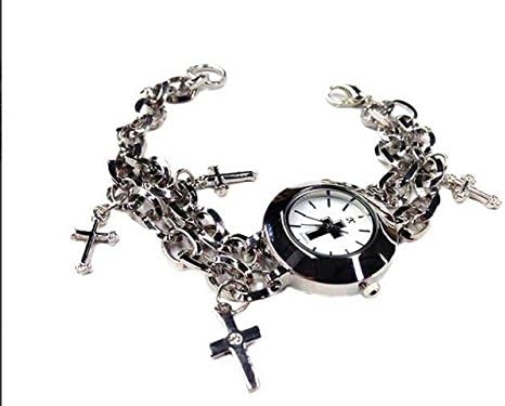 Silvertone Charm Bracelet Fashion Watch - Assorted Styles