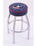 Columbus Blue Jackets Single-Ring Swivel Bar Stool