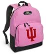 Indiana University Backpack Pink IU Logo for Travel, Daypack CUTE School Bags Best Unique Cute Gifts for Girls, Students Ladies -