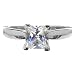 Annie's 1 CT CZ Princess Cut Promise Ring