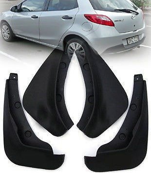 Black Auto parts 4PCS Mudguard Splash Guard Mud 