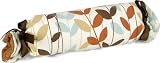 Latte Roll Leaf Print Pillow by Glenna Jean