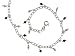 ZEEme Damenfußkette 925/- Sterling Silber 22+3cm 296200018R