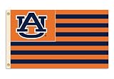 NCAA Auburn Tigers 3-by-5 Foot Flag A U with Stripes with Grommets