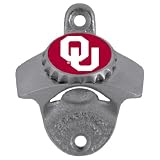 Bergamont Oklahoma Sooners Wall Mounted Bottle Opener - Oklahoma Sooners One Size