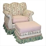 Angel Song Jardin Empire Adult Rocker Glider Chair - Down Filled
