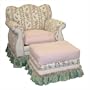 Angel Song 201721115 Adult Empire Glider Rocker in Jardin