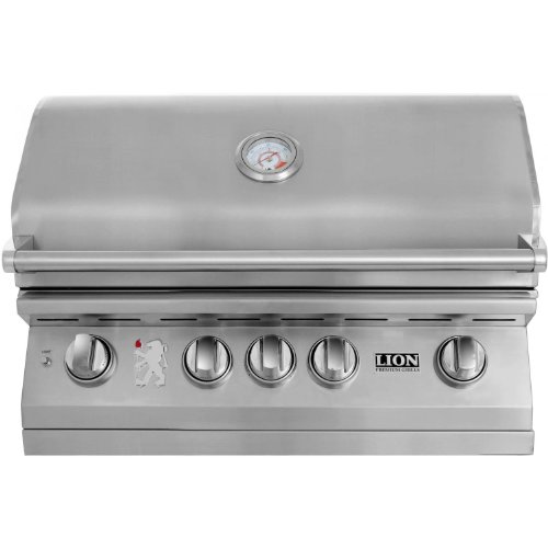 Lion 32 Inch Stainless Steel Built In Natural Gas Grill