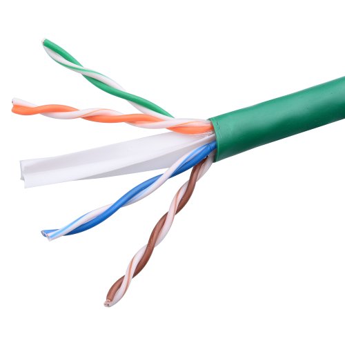 Cable Matters In-Wall Rated (CM) Cat6 Ethernet Cable in Green 1000 Feet