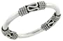 Sterling Silver 1/8" (4 mm) Tubular band size 9.5