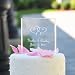 Personalized Acrylic Square Cake Topper