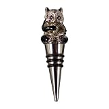 Review Katarina Jewelry  / Jeweled Panda in Silver Wine Bottle Stopper with Stainless Steel Shank