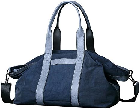 Mens Canvas And Leather Tote Travel Bag Anti-Water Street Style