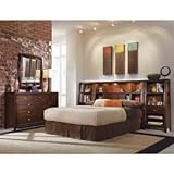Tribecca King Bookcase Bedroom Set (1 Bx-912-346R, 1 Bx-912-221, 1 Bx-912-0 ....