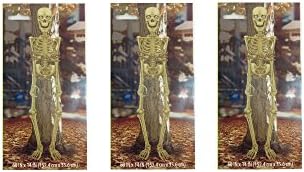 Halloween Skeleton Tree Decorations 3 Pack