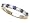 0.60 cttw Karina B(tm) Genuine Sapphire Band Size 4 LIFETIME WARRANTY