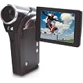 Aiptek AHD Z7 Full HD Camcorder (5-fach optischer Zoom, 7,6 cm (3 Zoll) Display, SD/SDHC/MMC Spiecherkartenslot bis 32GB) schwarz/grau