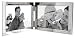 Essential Metal Double Picture Frame 4x6" Double Horizon