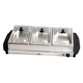 Elite Platinum Stainless Steel Buffet Server by Elite