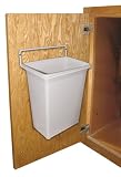 KV Door Mounted Waste Bin For Vanity 9qt White
