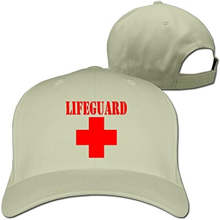 Lifeguard Gear Logo Unisex Adjustable Peaked Cap Sun Block Cap