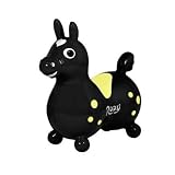Gymnic ~ Rody Inflatable Hopping Horse, Black