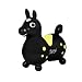Inflatable 'Rody Horse' Children's Ride-On Rocking Horse: Color is Black
