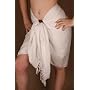 Rayon Sarongs - Black, Brown or White - 1 Free Coconut Sarong Tie Per Order.