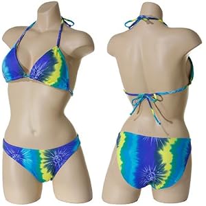 Buy SABREE Sunburst Tie Dye Bikini (Blue) by SABREE