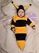 Baby Bumble Bee Bunting Costume Size Newborn to 9 Months