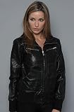 Nixon The Satisfaction Leather Jacket in Black,Jackets for Women