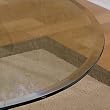 Round Glass Table Top for Cocktail Table Pedestal 38" By Powell Furniture