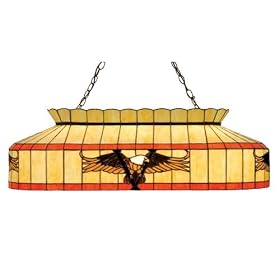 LAMPS BEAUTIFUL Tiffany Lamps, American Bald Eagle Billiards Pool Table Island Light by... by Meyda