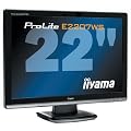 Iiyama ProLite E2207WS 55,9cm (22 Zoll) Widescreen LCD Monitor DVI-D (Kontrast dyn. 1000:1, 2ms Reaktionszeit) schwarz