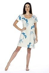 Petite Spring Summer Fall Winter Cotton/Knit Knee Length Short Sleeves General Print Scoop Neck Evening Dress 