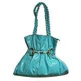 BLUE BOHO STYLE ROPE STRAPS PATENT SHOULDER HANDBAG Reviews
