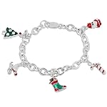 christmas wishes charm bracelet