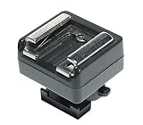 十秋♪JJC製 キャノン iVIS 専用 Miniアドバンストアクセサリーシュー → 汎用型 コールドシュー 変換アダプター 秋