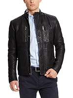 ROCHAS Cazadora Piel Liam (Negro)