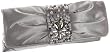 Menbur Pleated Satin Clutch