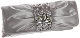 Menbur Pleated Satin Clutch